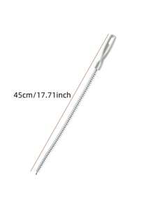 1 pieza Eliminador de obstrucciones de fregadero, herramienta de fontanería de cocina, cepillo de limpieza para eliminar el cabello
