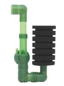1 szt. 10,5*14,5 cm zielony filtr bawełniany biochemiczny z pojedynczą głowicą do akwarium z gąbką pneumatyczną do akwarium z wróżką wodną montowany na ścianie, do akwarium z nadmierną hodowlą, akwarium z roślinami wodnymi, kryształowe krewetki, filtr przeciwpowietrzny, filtracja tlenowa, zintegrowana kultura, adsorpcja bakterii