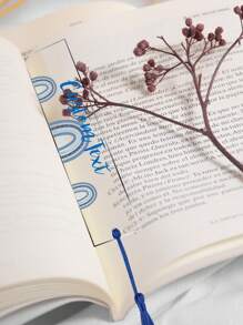 1pc Personalized Acrylic Bookmark Cute Read For Students Father Mother's Gift With Birthday Valentine Gifts Rainbow,School Supplies,Back To School