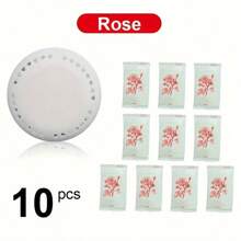 10PCS Long-Lasting Scented Air Freshener With An Extra Outer Shell - Aromatic Solid Deodorizing Discs For Homes, Cars, Bathrooms, Bedrooms, Closets, And Toilets Gifts Birthday Graduation