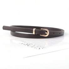 Vintage Solid Color Waist Belt For Women, Versatile Design To Match Dresses, Jeans, Lightweight Pants, Fashionable Ins Style