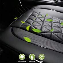 1PC PU Leather Front Car Seat Cover, Car Seat Bottom Cushion, Anti-Slip And Full Wrap Driver Car Seat Protector, Luxury Waterproof Bottom Auto Seat Cushion, Car Chair Pad Mat For Most Vehicles - one-size - View 5