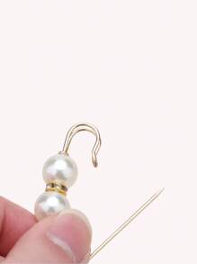 High-End Breastpin Anti-Exposure Brooch Jewelry Pearl Decoration Pants Waist Clip Clothes & Skirt Waist Fixing Device, Waist Cincher