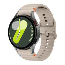 1 Dây đeo silicon thể thao tương thích với Samsung Galaxy Watch 7 FE 44mm 40mm, Dây đeo tương thích với Galaxy Watch 4 6 Classic 5 Pro, Dây đeo 43mm 47mm 45mm 46mm, Phụ kiện đồng hồ thông minh dành cho nam nữ - 20mm - Xem 14