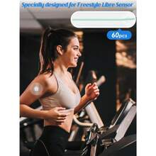 Freestyle Libre 2 Sensor Cover Waterproof - Adhesive Patches For Freestyle Libre Sensor, Libre 2 Sensor Patches By YOUSHARES - A60_transparent - View 2