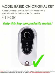 1 Pc TPU Car Key Protective Cover Suitable For C260L C200L S400L S450L Keyless Auto Accessories - A - View 3