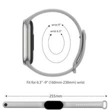 硅胶表带兼容小米 Mi Band 9 8 表带 NFC 运动橡胶手环腕带兼容小米智能手环 8 配件 - Xiaomi Mi Band 9/8 - 查看 5