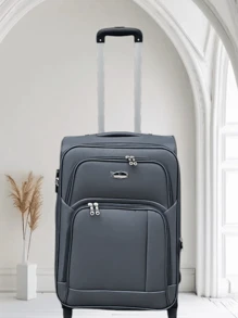 Large Capacity Super Strong Travel Suitcase - Grey - View 1