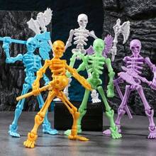 Mô hình bộ xương có thể định vị 1pc, khớp nối đầy đủ 360 ° với vũ khí và phụ kiện có thể hoán đổi cho nhau, thích hợp cho 14 tuổi trở lên, trang trí Halloween & trưng bày bộ sưu tập - Nhiều màu - Xem 13