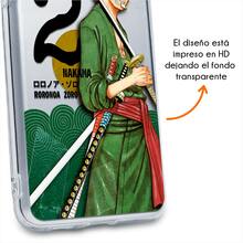 Funda Compatible con OnePlus Zoro Vice Roronoa, Protector para OnePlus , Case para OnePlus , Carcasa para OnePlus  Anticaídas a Prueba De Golpes Piecr TPU. - Transparente - Ver 2