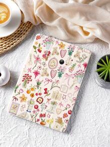 Summer Phone Case 1pc Fresh, Element Pattern Flat Tablet Protective Case, Compatible With IPad 10.2 Inch, IPad Pro 11 2021/2020/10th, IPad Mini 4/6, Galaxy Tab A8 10.5 Inch 2022, Matepad 10.4/Tab, With Pencil Slot, Anti-Drop, Protect Your Beloved Device