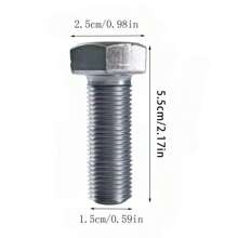 1pc Creative Bolt Container Hidden Safe Nut And Screw Secret Security Storage Box Hide Storage Stash Jars Diversion Container