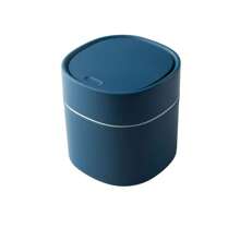 Mini Small Waste Bins Desktop Garbage Basket Home Table Plastic Trash Can Office Supplies Dustbins Sundries Barrel Box
