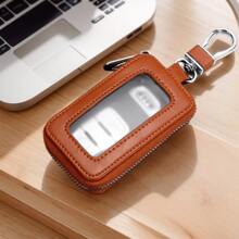 1pc Universal Car Key Fob Case, Car Smart Key Fob Holder For Remote Key Fob, Elegant Key Fob Holder For Enhanced Remote Key Security - one-size - View 5