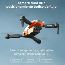 Drones Con Camara 4k Con Doble Hdcam Motorizada Regulable - Naranja - Ver 6