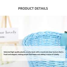 Front Handlebar Bike Basket Easy Installation Hand-Woven Bike Basket Suitable For Most Type Of Bikes - Multicolor - View 11