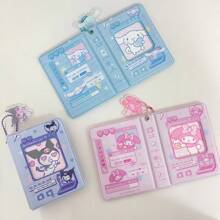 Sanrio 40 Sheets/Book (With Pendant) Sanrio Ins Cute Pompompurin & Kuromi 1-Grid Photo Album, High Quality Idol Photo Collection Book, 3 Inch For,Back To School,School Supplies
