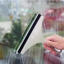 3Pcs/5Pcs/10Pcs Nordic Style Bathroom Sink Plastic Soft Rubber Glass Scraper, Household Glass Cleaning Tool, Car Window Squeegee (Random Color)