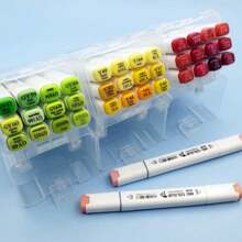 Set de 12 colores MEICLOUR Bolígrafo de doble punta para marcado con aceite, herramienta de dibujo profesional para anime y dibujo a mano, cabeza suave de alto color para estudiantes de arte, alta relación calidad-precio, sin decoloración, de vuelta a la escuela