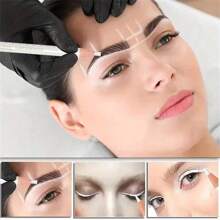 Eyebrow Positioning Marker Pen, Waterproof Micropigmentation Permanent Makeup Eyebrow Pencil With Defined Shape Design For Microblading Artists, Smooth And Non-Fading - Multicolor - View 1