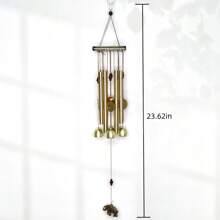 1 Campana de viento para exteriores con 8 tubos de aleación de aluminio y 4 campanas, campana de viento memorial para exteriores, decoración navideña, decoración de fiesta, decoración del hogar y de la tienda, adecuada para jardines exteriores y espacios memoriales Decoración de ramas, decoración del hogar, decoración de habitaciones, decoración de paredes.