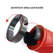 1 Pair Locked Rubber Grips, Ergonomic Anti-Slip Handlebar Sleeve For Mountain Bikes, Folding Bikes, Comfortable Soft Rubber Grip - Multicolor - View 5