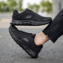 Skechers Men's Shoes Sports Shoes Mesh Breathable Casual Shoes Cushioning Jogging Shoes Running Shoes 52631-BBK