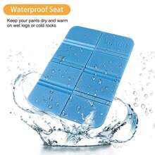 Waterproof Seat Cushions Mats Sitting Mat Folding Pad Seats Cushion For Camping (The Color Of The Complimentary Bags Is Random)