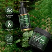 4pcs Unisex Hair Care Set - Glycerin-Infused Deep Cleansing, Moisturizing Formula For Normal Hair Types, Nourishing Shampoo, Conditioner, Essential Oil & Hair Mask Combo,Perfect For Mother'S Day & Father'S Day Gifts