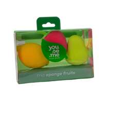 Kit 3 Sweet Fruits Youse.Me Face Beautiful Sponges - Multicolor - View 2
