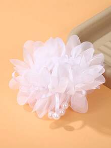 1 pieza/Set Accesorios para el cabello de flores de princesa lindas para niñas, sujetadores de moño, decoración de cabello para actuaciones dulces - Multicolor - Ver 7