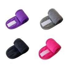 Yamel 4 件套 Spa 头带，自粘式可调节头带，用于洗脸化妆美容，面部环瑜伽头带毛巾，护肤头带，美容，护肤产品，水疗，自我护理，护肤工具，面部护理，美容师用品，皮肤，洗面奶，面部