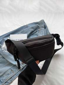 Crossbody Bag Boys Niche Sports Commuting Bag Backpack Shoulder Bag Casual Waist Pack Student Chest Bag Travel Belt Bag Gym Bag - Multicolor - View 2