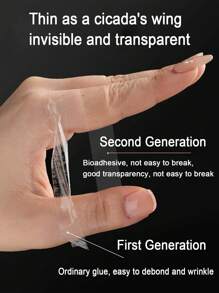 1pc Invisible Adhesive Chest/Shoulder Strap Clips, Anti-Slip Shoulder Straps For Dresses, Shirts, Camisoles, Summer