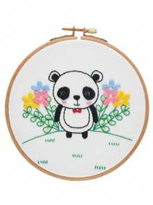 1 pièce - Matériel de DIY de broderie licorne - Cadeaux parfaits pour les enfants lors de diverses fêtes - Vêtements à broder soi-même simples et tridimensionnels, cadeaux pour la fête des enseignants