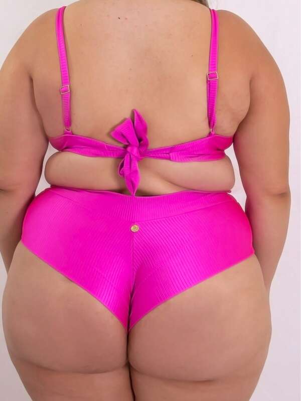 Biquini Plus Size Meia Taça Calcinha Hot Paint mais Vendido