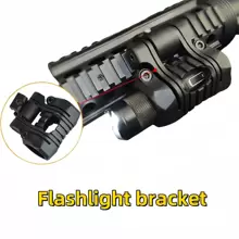 25mm 5-Gear Clip, Fish Bone Clamp, Rail Helmet Torch Holder, Fish Bone Flashlight Clip