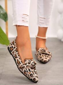 Pantofi sport casual pentru femei, cu talpă plată, cu vârf ascuțit, cu fund moale și fundă antiderapantă