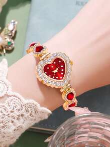 SOKI SOKI Nuevo reloj de mujer con diamantes de imitación Elegante moda lleno de diamantes de imitación-calcedonia Reloj de cuarzo para mujer Pulsera Reloj perfecto para todas las ocasiones como un regalo de joyería para madres y novias, perfecto para todas las vacaciones