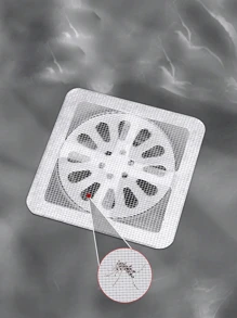 50pcs/30pcs/10pcs/5pcs Disposable Bathroom Sink Hair Catcher, Self-Adhesive Drain Cover, Reusable Shower And Bathtub Hair Catcher, Easy To Install Drain Filter Stickers For Kitchen Sink, Laundry Room, Effectively Block Hair And Prevent Insects, Bathroom Cleaning, Disposable