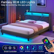 HBOWMDJIA 100ft LED Strip Lights For Bedroom, With Music Sync, APP Control And 44keys Romote,  Can Timing, Room, Home, Party Decoration For Led Strip Lights