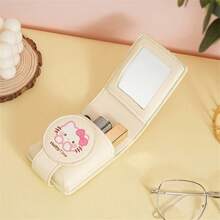 Sanrio High Beauty Mouth Red Envelope With Mirror Portable Travel Makeup Bag Lightweight Makeup Storage Protective Cover