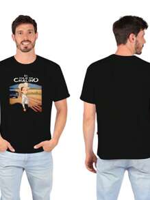 CHALINO'S JOURNEY T-SHIRT, SHORT SLEEVE T-SHIRT, NORTEÑO - 黑色 - 查看 2