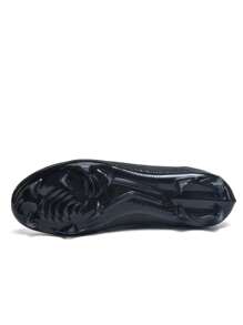 1 Pair Men/Women Soccer Cleats, Low-Top Breathable Outdoor Sports Shoes, Adult Student Professional Football Shoes, Large Size Non-Slip Wear-Resistant AG Long Spikes FG Natural Grass Soft Ground Real Grass Men Football Training Shoes Lace-Up Rugby Leather Football Boots Lightweight High-Performance Anti-Slip Design High-Top Professional Football Boots - Black - View 7