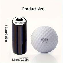 Custom Order: Quick Dry Waterproof Personalized Golf Ball Stamp With Stamp Ink, Making Your Golf Ball Unique. This Reusable Golf Ball Marking Tool Is A Special Gift For Golfers To Identify Golf Balls, Featuring A Reusable Golf Ball Ink Stamp (Ink Required). - Black Shell Black Ink - View 6