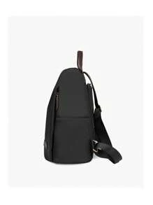Fashion Polyester Portable Women Backpack Bag Anti-Theft Waterproof - màu đen - Xem 3