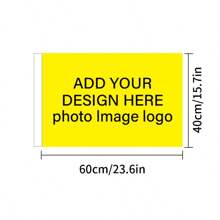 Customized Guiding Flag Signage, Outdoor Tour Guide Decorative Flag With Luxury Stainless Steel Flag Pole, Personalized Garden Banner, Customized Text Or Graphic For Garden, Wall Decor, Advertisement, Events, Games And Printed Pattern Including Logo, Text And Photo