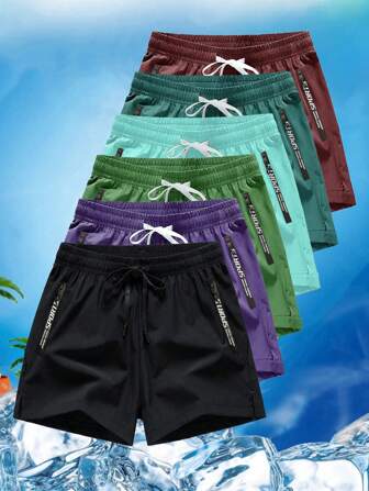 男女通用运动休闲短裤，适合健身训练、篮球、跑步、马拉松、游泳、沙滩活动，快干、透气材质