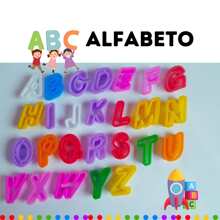 26 FORMINHA DE MODELAR LETRAS CORTADOR (ALFABETO COMPLETO)