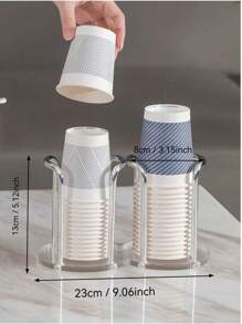 Light Luxury Paper Cup Rack, Disposable Cups, Cup Holder, Storage Rack, Coffee Cup Rack, High-End Appearance, Placement, High-End